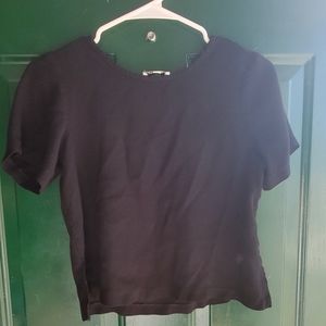 Petite Black T